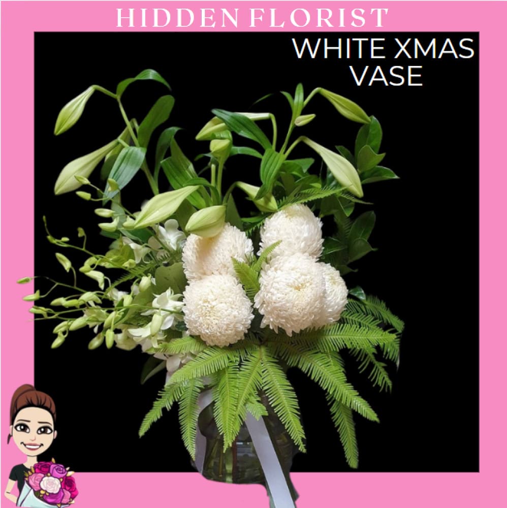 White Christmas Hidden Florist, Sunbury, Victoria. Sunbury`s Florist. Gisborne Florist. Woodend Florist. Macedon Florist. Kyneton Florist. Romsey Florist. Lancefield Florist. Diggers Rest Florist.