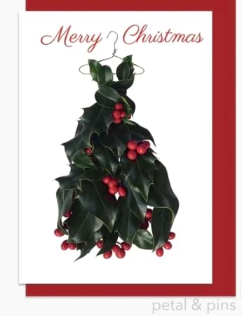 merry christmas holly couture christmas card