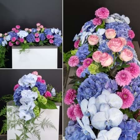 Lush Garden Casket Flowers, Hidden Florist, Sunbury, Melbourne
