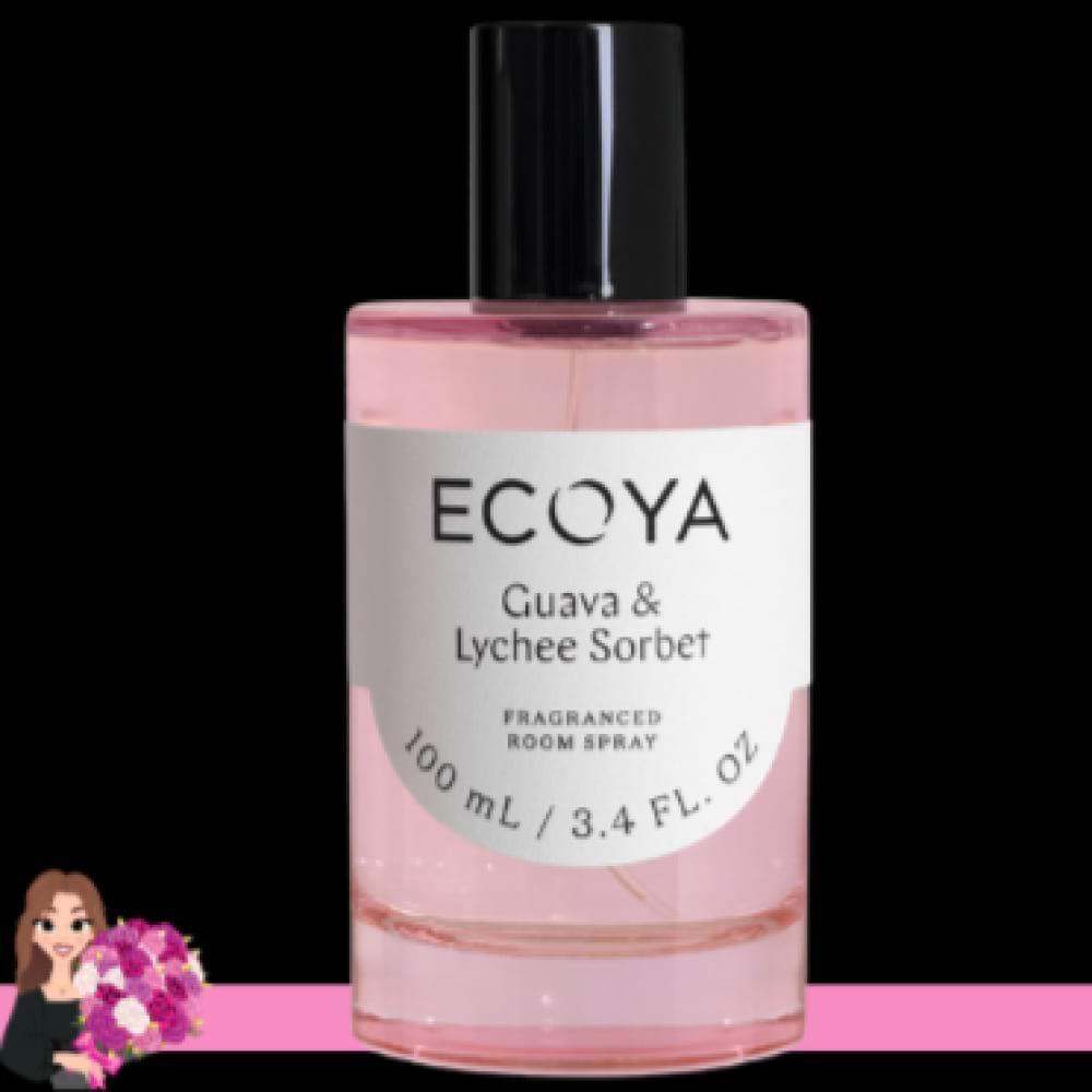 ECOYA Guava & Lychee Sorbet Room Spray  Hidden Florist, Sunbury, Gisborne, Woodend, Macedon, Kyneton, Lancefield, Romsey, Riddells Creek