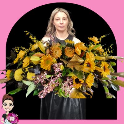 Sunshine- Casket Flowers