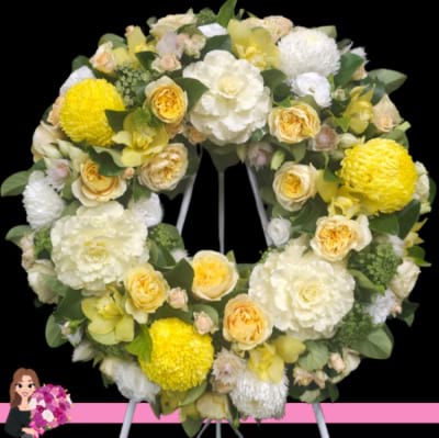 Peaceful Wreath - Pictured in Extravagant 
