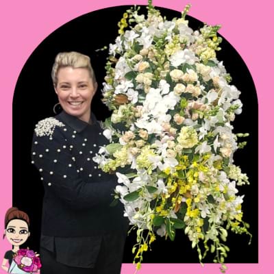 Ashley Casket Flowers 