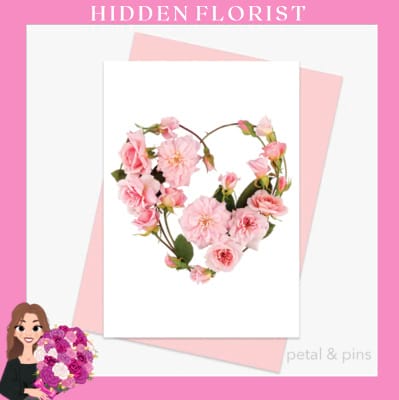 my heart's abloom greeting card