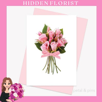 a posy for you greeting card
