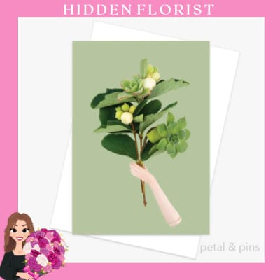 foraged bunch greeting card