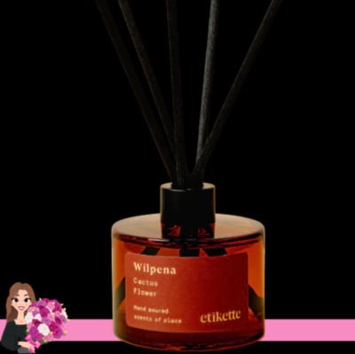 etikette Wilpena in Cactus Flower Eco Reed Diffuser